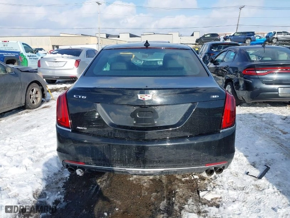 2017 Cadillac CT6 Premium Luxury AWD with VIN 1G6KF5RS7HU136058, listed as a IAAI auction lot 41330557 with NaN miles. Bid and sale history available at carsss.com. Image 16.