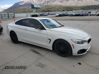 2014 BMW 4 Series 428i with VIN WBA3N7C58EK220123, listed as a Copart auction lot 53662895 with 140,330 mi miles and Salvage Title. Bid and sale history available at carsss.com. Image 4.