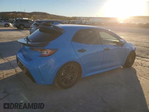 2022 Toyota Corolla Hatchback SE with VIN JTNB4MBEXN3157436, listed as a Copart auction lot 81255704 with 48,629 mi miles and Salvage Title. Bid and sale history available at carsss.com. Image 3.