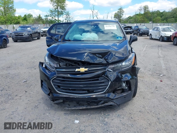 2020 Chevrolet Trax LS with VIN KL7CJKSB7LB061579, listed as a IAAI auction lot 42196726 with 47,583 mi miles and . Bid and sale history available at DreamBid. Image 13.