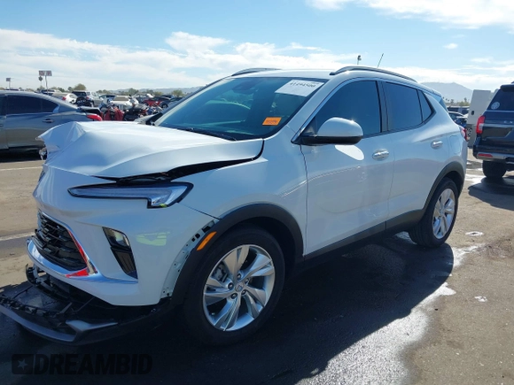 2025 Buick Encore GX Preferred with VIN KL4AMBSP9SB012485, listed as a IAAI auction lot 41494500 with 1,475 mi miles and . Bid and sale history available at DreamBid. Image 17.