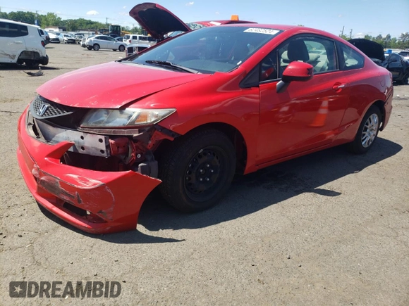 2013 Honda Civic Cpe LX with VIN 2HGFG3B56DH531996, listed as a Copart auction lot 62482524 with 98,955 mi miles and Salvage Title. Bid and sale history available at carsss.com. Image 1.
