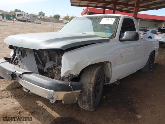 2006 Chevrolet Silverado 1500 Work Truck with VIN 3GCEC14V26G145733, listed as a IAAI auction lot 41566394 with 187,716 mi miles. Bid and sale history available at carsss.com. Image 16.