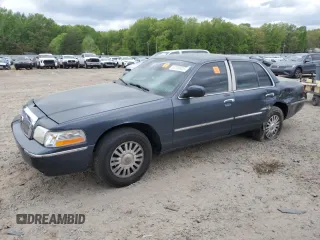 2008 Mercury Grand Marquis LS with VIN 2MEHM75V38X609387, listed as a Copart auction lot 53736825 with Not Provided miles and Salvage Title. Bid and sale history available at DreamBid. Image 1.