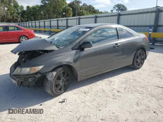 2009 Honda Civic Cpe LX with VIN 2HGFG12649H503893, listed as a Copart auction lot 51852755 with 156,497 mi miles and Salvage Title. Bid and sale history available at carsss.com. Image 1.