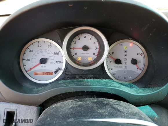 2005 Toyota RAV4 with VIN JTEGD20V250063663, listed as a Copart auction lot 47551004 with 184,952 mi miles and Clean Title. Bid and sale history available at carsss.com. Image 9.