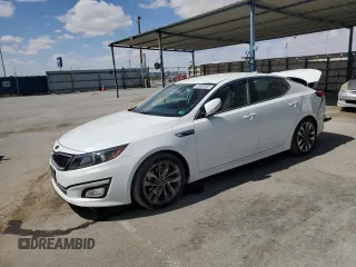 2015 Kia Optima SX Turbo with VIN 5XXGR4A6XFG508174, listed as a Copart auction lot 55863945 with 38,794 mi miles and Salvage title. Bid and sale history available at DreamBid. Image 1.