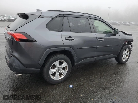 2020 Toyota RAV4 XLE with VIN JTMP1RFV8LD524545, listed as a Copart auction lot 51288835 with 51,129 mi miles and Salvage Title. Bid and sale history available at carsss.com. Image 3.
