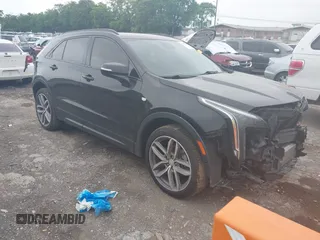 2019 Cadillac XT4 FWD Sport with VIN 1GYFZER48KF102076, listed as a IAAI auction lot 42125214 with 45,315 mi miles and . Bid and sale history available at carsss.com. Image 1.
