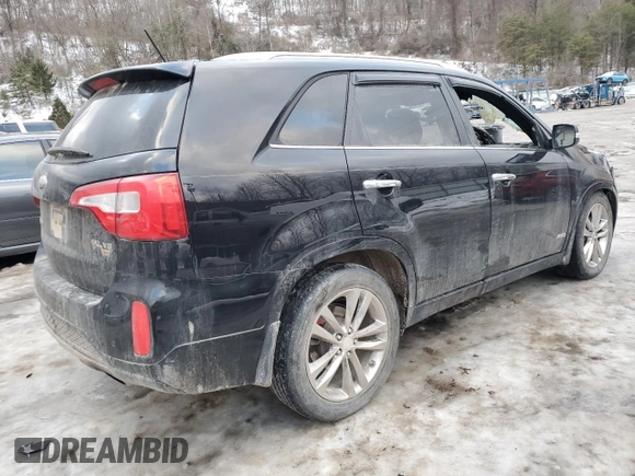 2014 Kia Sorento SX with VIN 5XYKWDA7XEG460312, listed as a Copart auction lot 88486615 with 0 mi miles and Salvage Title. Bid and sale history available at carsss.com. Image 3.