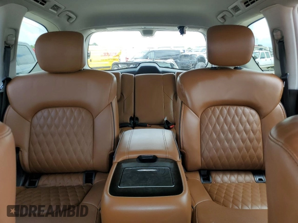 2019 Infiniti QX80 LUXE with VIN JN8AZ2NE2K9229566, listed as a Copart auction lot 71170974 with 58,629 mi miles and Salvage Title. Bid and sale history available at carsss.com. Image 10.