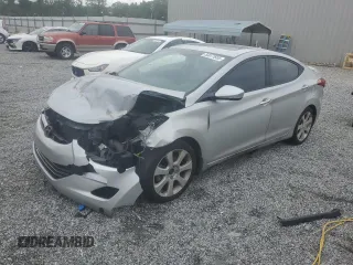 2013 Hyundai Elantra GLS z VIN KMHDH4AE4DU720603, wystawiony jako Copart lot #56077655 z przebiegiem 137 200 mil mil oraz Szkoda całkowita • Salvage title. Historia ofert i sprzedaży dostępna na DreamBid. Obrazek 1.