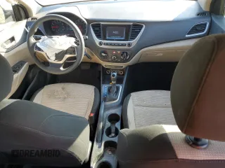 2018 Hyundai Accent SEL with VIN 3KPC24A37JE028748, listed as a Copart auction lot 76245404 with 135,059 mi miles and Salvage Title. Bid and sale history available at carsss.com. Image 8.
