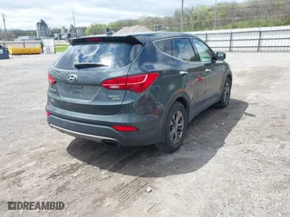 2013 Hyundai Santa Fe Sport with VIN 5XYZTDLB7DG016604, listed as a IAAI auction lot 42078223 with 317,675 mi miles. Bid and sale history available at carsss.com. Image 4.