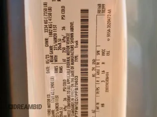 2023 Ford F-150 XL с VIN 1FTFW1ED7PFB70633, выставлен на аукционе Copart как лот 58183975 с пробегом Не указан миль и Списание • Salvage title. История ставок и продаж доступна на DreamBid. Изображение 12.