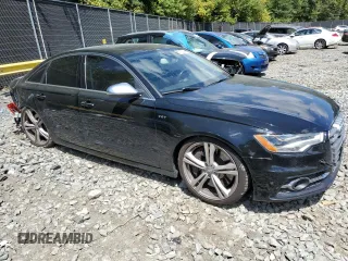 2013 Audi S6 Prestige with VIN WAUJ2AFC3DN091390, listed as a Copart auction lot 68110024 with 147,389 mi miles and Salvage Title. Bid and sale history available at carsss.com. Image 4.