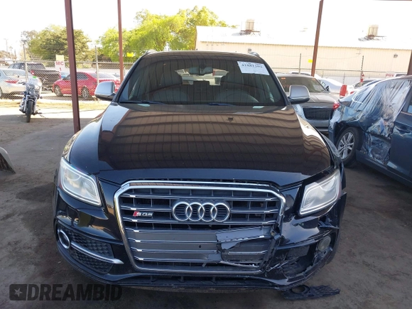 2014 Audi SQ5 Premium Plus with VIN WA1CGAFP7EA007140, listed as a IAAI auction lot 41881202 with 189,450 mi miles. Bid and sale history available at carsss.com. Image 12.