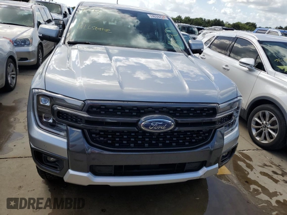 2024 Ford Ranger LARIAT with VIN 1FTER4JH5RLE19786, listed as a Copart auction lot 74039224 with 0 mi miles and Salvage Title. Bid and sale history available at carsss.com. Image 5.