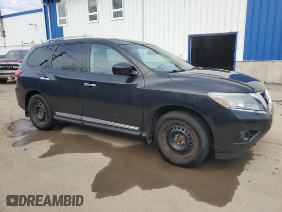 2016 Nissan Pathfinder SL with VIN 5N1AR2MM8GC600188, listed as a Copart auction lot 56091265 with 133,141 mi miles and Salvage title. Bid and sale history available at DreamBid. Image 4.