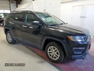 2017 Jeep Compass Sport с VIN 3C4NJDAB8HT630969, выставлен на аукционе Copart как лот 53858445 с пробегом 109 239 миль миль и Списание • Salvage title. История ставок и продаж доступна на DreamBid. Изображение 4.