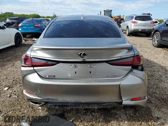 2021 Lexus ES 350 F Sport with VIN 58AGZ1B18MU092235, listed as a Copart auction lot 57980725 with 52,084 mi miles and Non repairable. Bid and sale history available at DreamBid. Image 6.
