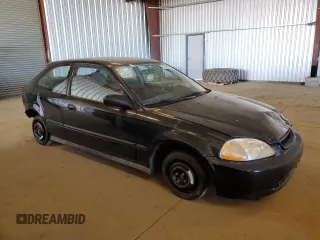 1998 Honda Civic DX with VIN 2HGEJ6343WH121454, listed as a Copart auction lot 47982075 with 215,221 mi miles and Salvage Title. Bid and sale history available at DreamBid. Image 4.