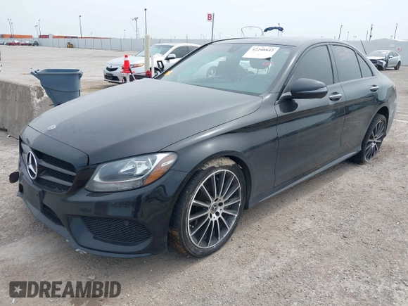 2018 Mercedes-Benz C 300 with VIN WDDWF4KB7JR378155, listed as a IAAI auction lot 42260842 with 83,686 mi miles and . Bid and sale history available at DreamBid. Image 16.