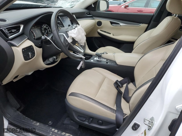 2022 Infiniti QX50 LUXE with VIN 3PCAJ5BB1NF109413, listed as a Copart auction lot 85925014 with 26,324 mi miles and Salvage Title. Bid and sale history available at carsss.com. Image 7.