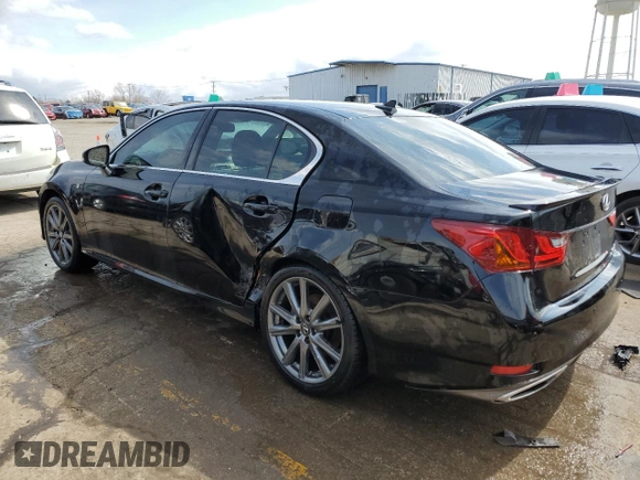 2013 Lexus GS 350 with VIN JTHCE1BLXD5016161, listed as a Copart auction lot 64255194 with 137,225 mi miles and Salvage Title. Bid and sale history available at carsss.com. Image 2.
