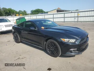2016 Ford Mustang GT with VIN 1FA6P8CF5G5309390, listed as a Copart auction lot 58806345 with 129,546 mi miles and Salvage title. Bid and sale history available at DreamBid. Image 4.