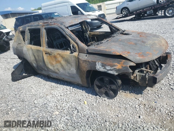 2017 Jeep Compass Sport with VIN 1C4NJCBB8HD131149, listed as a Copart auction lot 54884145 with Not provided miles and Non repairable. Bid and sale history available at DreamBid. Image 4.