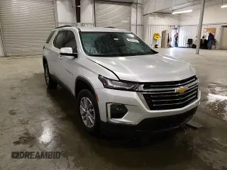 2022 Chevrolet Traverse LT Cloth with VIN 1GNEVGKW9NJ125282, listed as a Copart auction lot 50451655 with 97,290 mi miles and Salvage title. Bid and sale history available at DreamBid. Image 12.