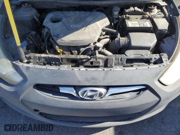 2012 Hyundai Accent SE with VIN KMHCU5AE0CU040645, listed as a Copart auction lot 49918515 with 195,268 mi miles and Salvage Title. Bid and sale history available at carsss.com. Image 11.