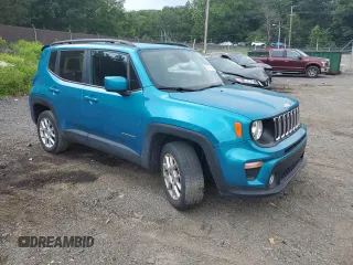 2020 Jeep Renegade Latitude z VIN ZACNJBBB7LPL19906, wystawiony jako Copart lot #60719085 z przebiegiem 61 629 mil mil oraz Szkoda całkowita • Salvage title. Historia ofert i sprzedaży dostępna na DreamBid. Obrazek 4.