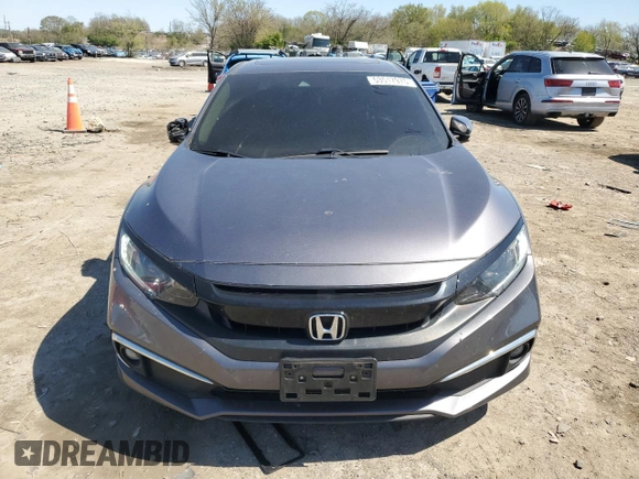 2021 Honda Civic Sedan EX with VIN 19XFC1F36ME200774, listed as a Copart auction lot 53517975 with 67,915 mi miles and Salvage Title. Bid and sale history available at carsss.com. Image 5.