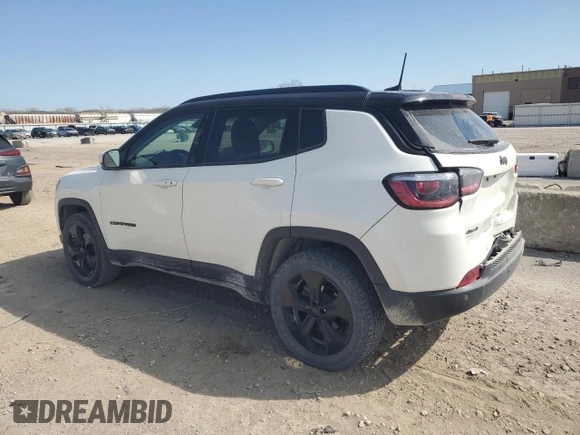 2020 Jeep Compass Latitude with VIN 3C4NJDBB6LT157600, listed as a Copart auction lot 52411235 with 82,159 mi miles and Salvage title. Bid and sale history available at DreamBid. Image 2.