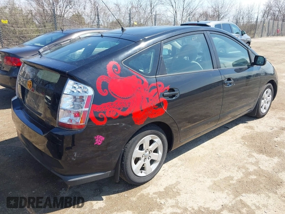 2007 Toyota Prius with VIN JTDKB20U777623022, listed as a IAAI auction lot 42117454 with 194,663 mi miles. Bid and sale history available at carsss.com. Image 4.