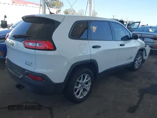 2015 Jeep Cherokee Sport z VIN 1C4PJLAB7FW566286, wystawiony jako IAAI lot #42239202 z przebiegiem 117 761 mil mil oraz . Historia ofert i sprzedaży dostępna na DreamBid. Obrazek 4.