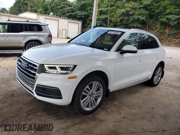 2019 Audi Q5 Premium Plus with VIN WA1BNAFY0K2116717, listed as a Copart auction lot 62729005 with 70,186 mi miles and Clean title. Bid and sale history available at DreamBid. Image 1.
