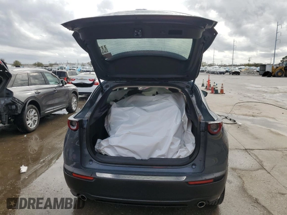 2023 Mazda CX-30 S Carbon Edition with VIN 3MVDMBCM9PM573338, listed as a Copart auction lot 47955565 with 19,814 mi miles and Salvage Title. Bid and sale history available at DreamBid. Image 6.