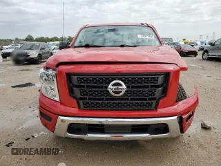 2021 Nissan Titan SV z VIN 1N6AA1EF0MN507040, wystawiony jako Copart lot #44913805 z przebiegiem 31 349 mil mil oraz Szkoda całkowita • Salvage title. Historia ofert i sprzedaży dostępna na DreamBid. Obrazek 5.