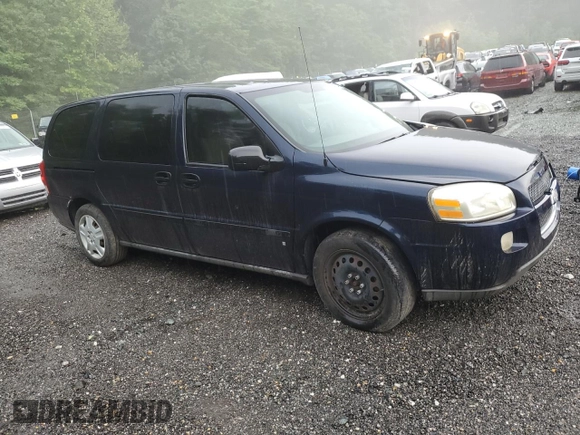 2007 Chevrolet Uplander LS Fleet z VIN 1GNDV23W67D190069, wystawiony jako Copart lot #60823215 z przebiegiem 105 957 mil mil oraz Szkoda całkowita • Salvage title. Historia ofert i sprzedaży dostępna na DreamBid. Obrazek 4.
