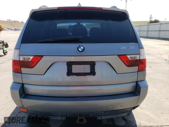 2007 BMW X3 3.0si with VIN WBXPC93497WF24723, listed as a Copart auction lot 52611965 with 147,779 mi miles and Salvage Title. Bid and sale history available at DreamBid. Image 6.