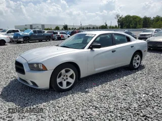 2013 Dodge Charger Police z VIN 2C3CDXAT0DH642632, wystawiony jako Copart lot #60672165 z przebiegiem 170 190 mil mil oraz Czysty tytuł • Clean title. Historia ofert i sprzedaży dostępna na DreamBid. Obrazek 1.