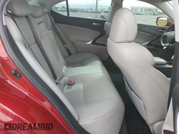 2006 Lexus IS 250 with VIN JTHCK262662004691, listed as a Copart auction lot 56769385 with 96,815 mi miles and Salvage title. Bid and sale history available at DreamBid. Image 10.