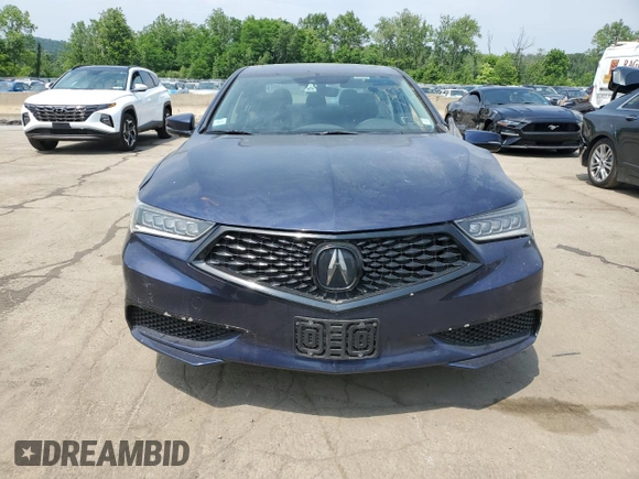 2020 Acura TLX with VIN 19UUB1F39LA002008, listed as a Copart auction lot 60397475 with 78,762 mi miles and Salvage title. Bid and sale history available at DreamBid. Image 5.