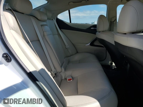 2013 Lexus IS 250 с VIN JTHBF5C2XD5187496, выставлен на аукционе Copart как лот 65403695 с пробегом 157 753 миль миль и Списание • Salvage title. История ставок и продаж доступна на DreamBid. Изображение 10.