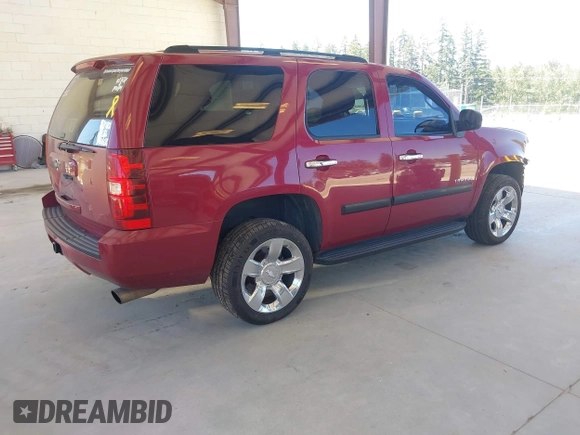 2007 Chevrolet Tahoe LS with VIN 1GNFC13C07R256584, listed as a IAAI auction lot 42678748 with 214,040 mi miles and . Bid and sale history available at DreamBid. Image 4.