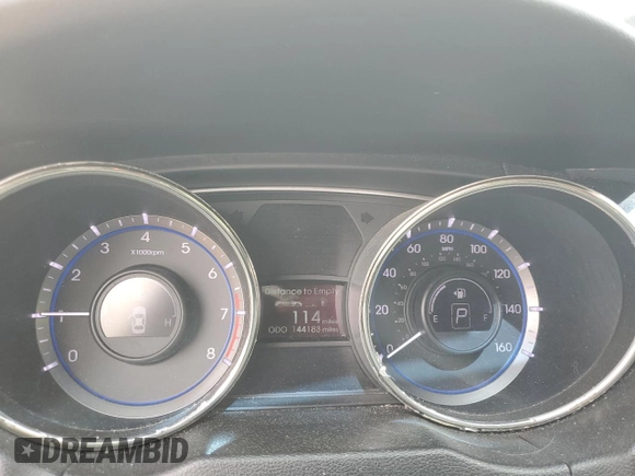 2012 Hyundai Sonata Limited z VIN 5NPEC4AB2CH490212, wystawiony jako Copart lot #59576655 z przebiegiem 144 183 mil mil oraz Szkoda całkowita • Salvage title. Historia ofert i sprzedaży dostępna na DreamBid. Obrazek 9.