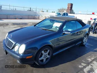 2003 Mercedes-Benz CLK 430 with VIN WDBLK70G03T141164, listed as a IAAI auction lot 41916811 with 202,915 mi miles and . Bid and sale history available at carsss.com. Image 2.
